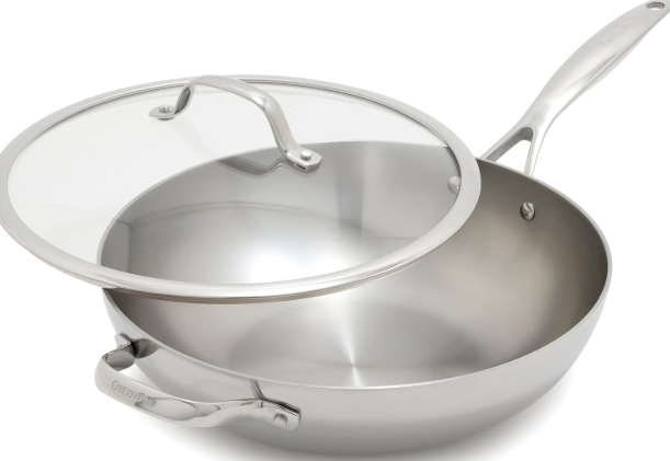 GreenPan Spectra 12" Wok Pan with Lid