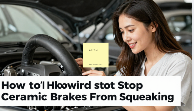 How to Stop Ceramic Brakes From Squeaking
