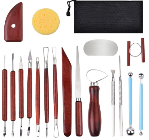 Blisstime 18PCS Clay Sculpting Tools