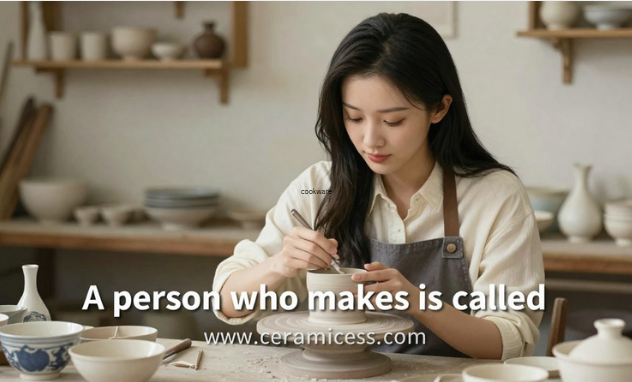 A person who makes ceramics is called