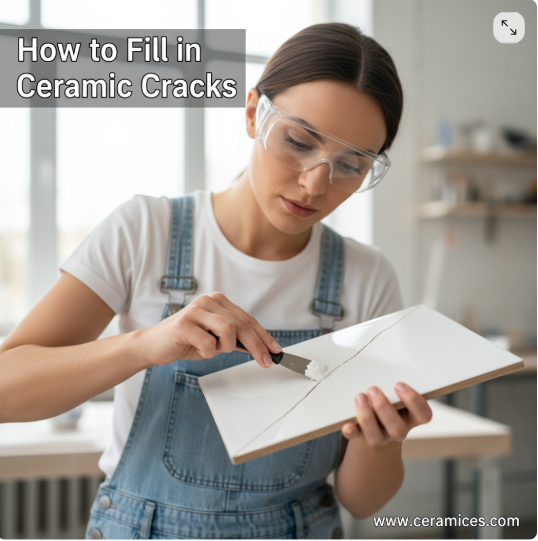 How to Fill in Ceramic Cracks