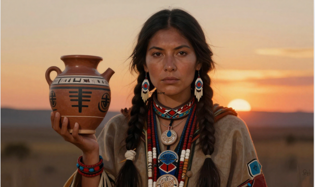 A Native American Ceramic Artwork
