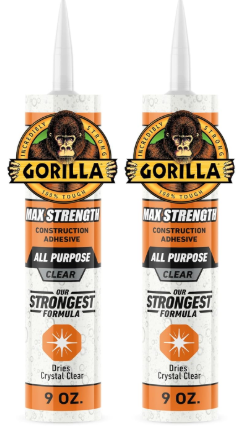 Gorilla Max Strength Construction Adhesive