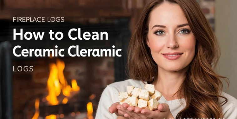 How to Clean Ceramic Fireplace Logs