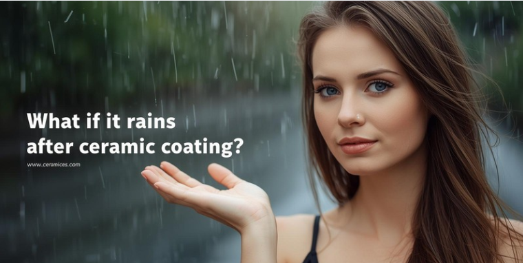 What happens if it rains after ceramic coating?