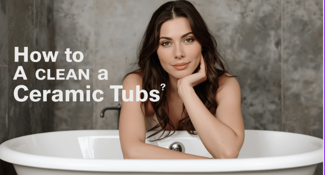 How to Clean a Ceramic Tub?